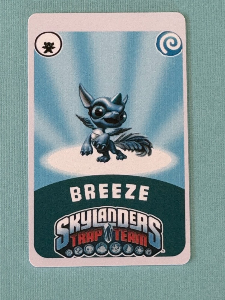 Skylanders Trap Team Mini Breeze NFC Card