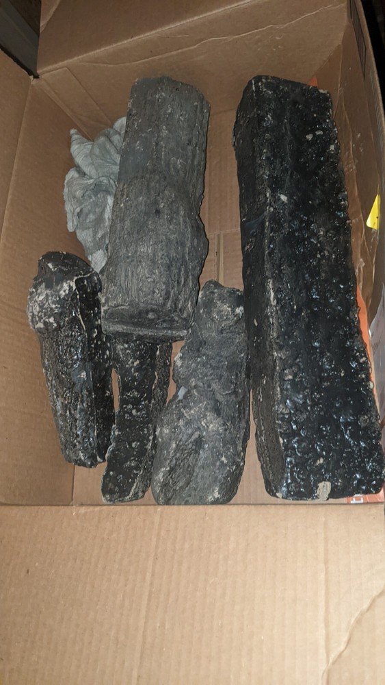 ceramic gas fireplace logs