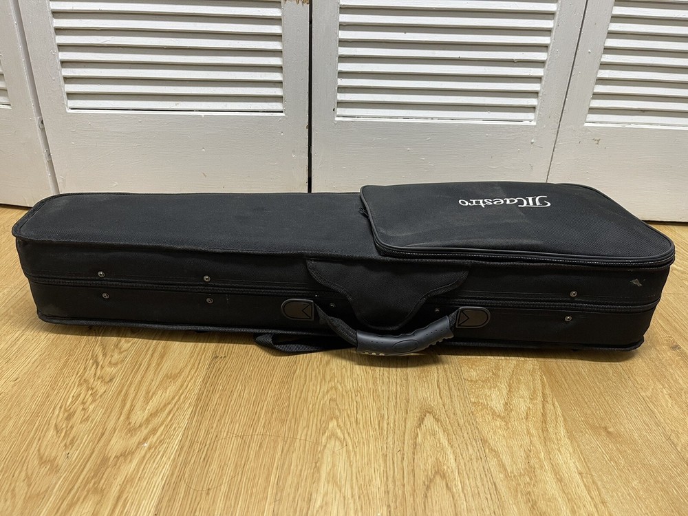 Maestro MAVK 44 4/4 4-String Satin Violin With Case *Needs Bow*