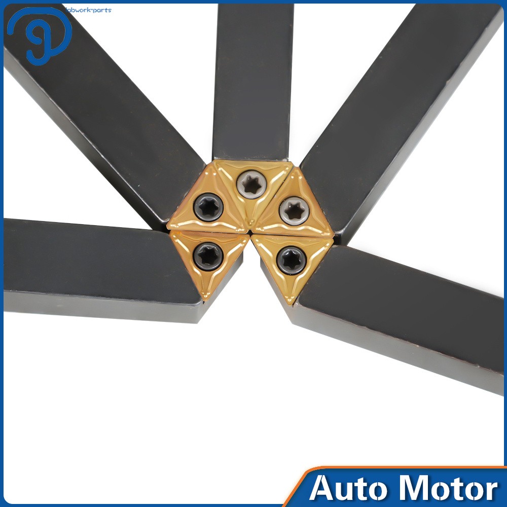 5 PACK New 3/8" Carbide Indexable Turning Tool Bit With Carbide Inserts