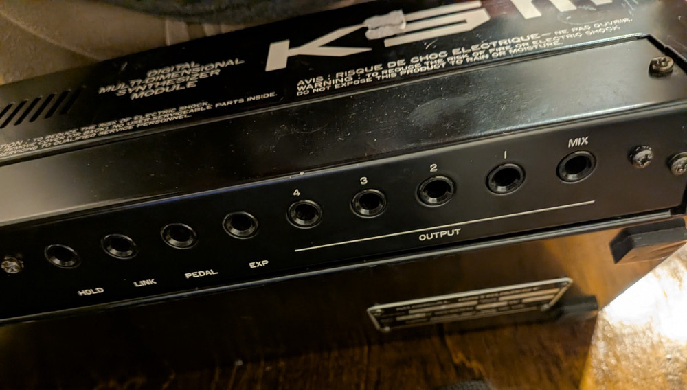 Kawai K5M Rackmount Digital Synthesizer Module - works!
