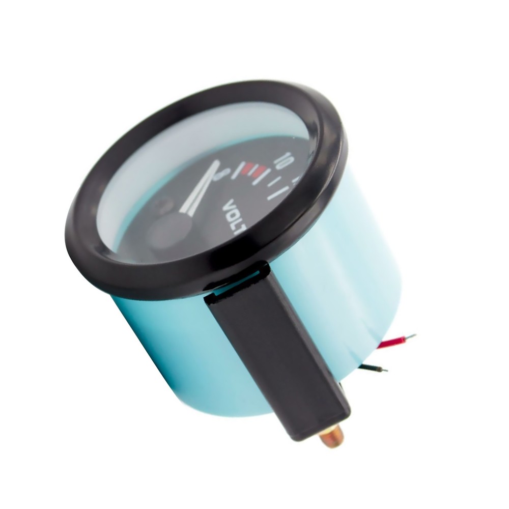 12V 2" 52mm LED 8-16V Voltmeter Voltage Gauge Panel Meter For Motorcycle