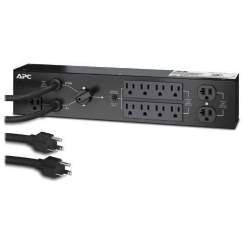 APC 8-Outlet 2.2kVA Rack-Mountable Service Bypass PDU