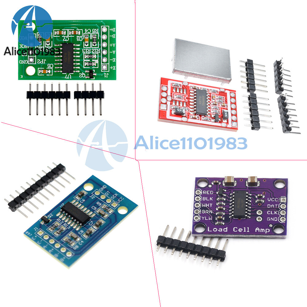 HX711 Load Cell Weigh Pressure Sensor 24Bit High-precision A/D Conversion Module