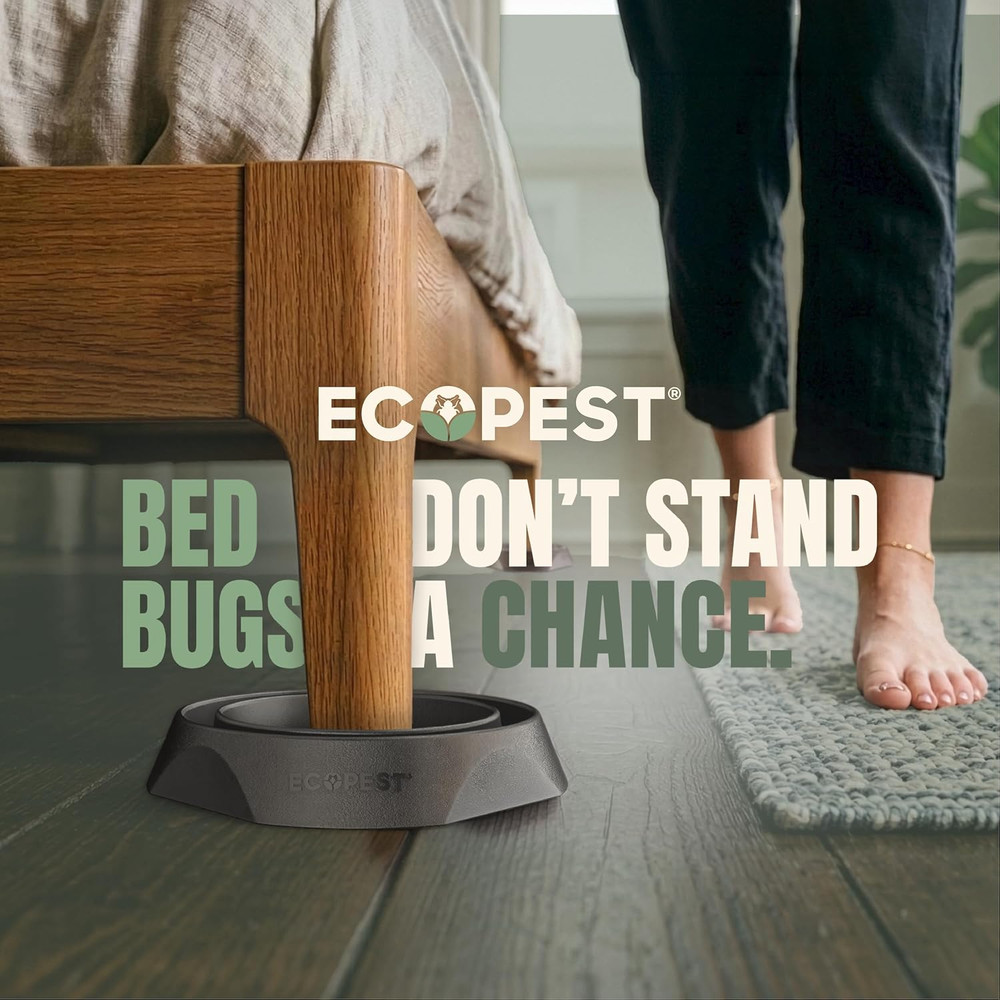 Bed Bug Interceptors – 4 Pack | Bed Bug Blocker (Pro) Interceptor Traps | Insect