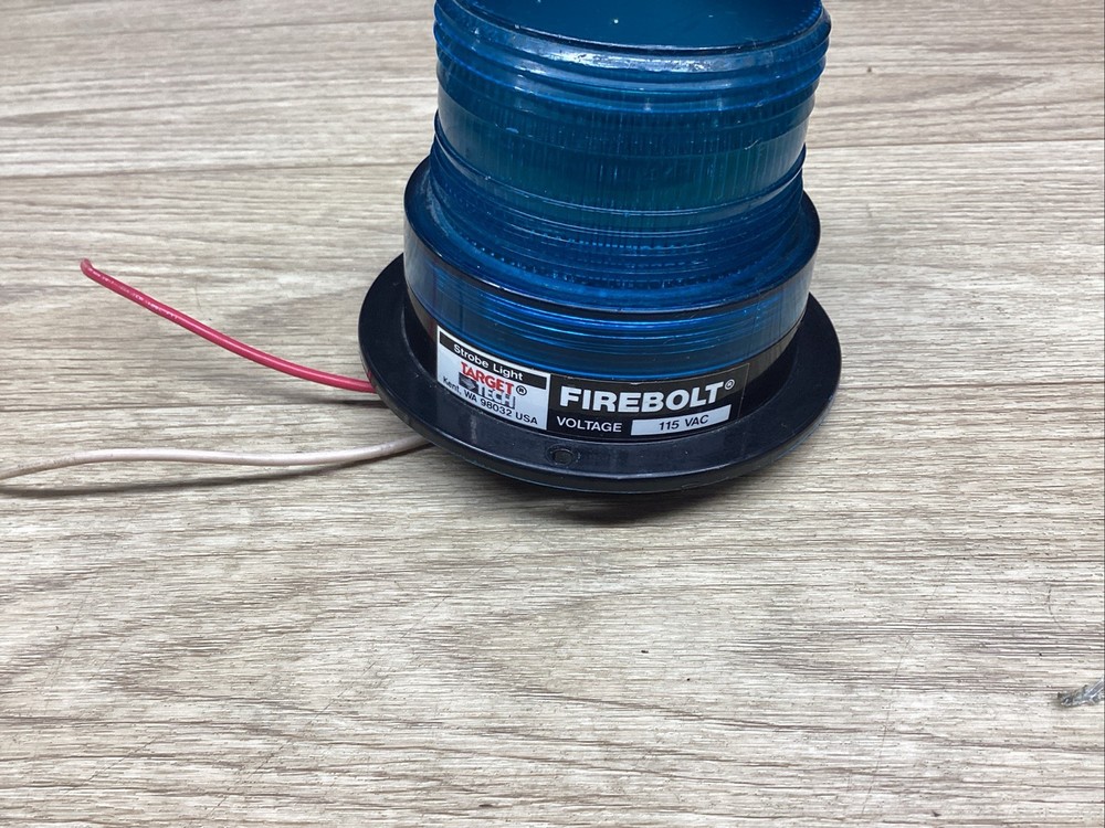 FIREBOLT STROBE LIGHT VOLTAGE BLUE 115VAC #804L30