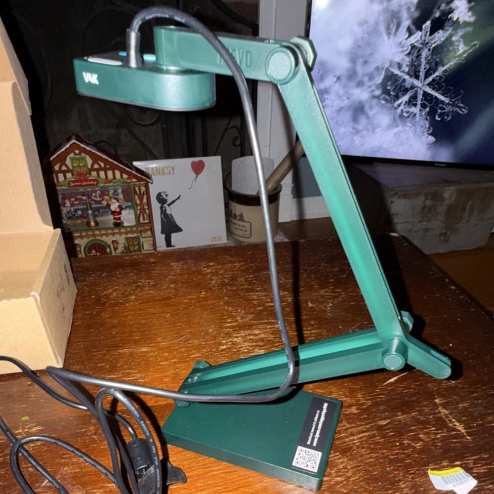 IPEVO V4K Ultra High Definition USB Document Camera Model CDVU-081IP