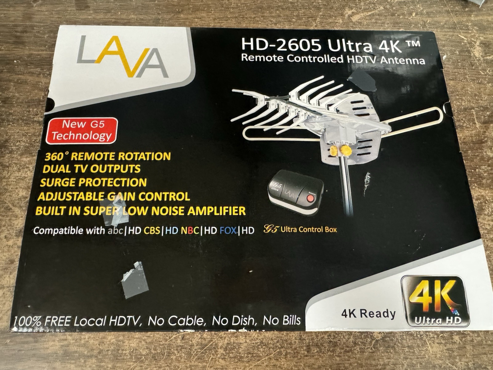 LAVA HD-2605 Tv Antenna  With Remote Control