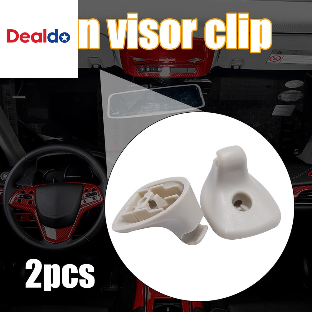 2PCS Sun Visor Support Retainer Clip Replacement for 2007-2010 Dodge Avenger Rep
