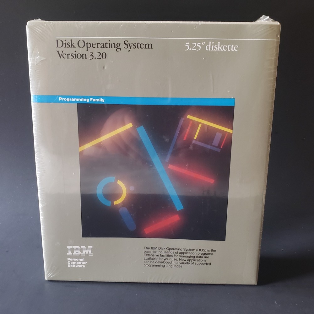 IBM Disk Operating System DOS Version 3.20 5.25" Diskette Software Box Set New