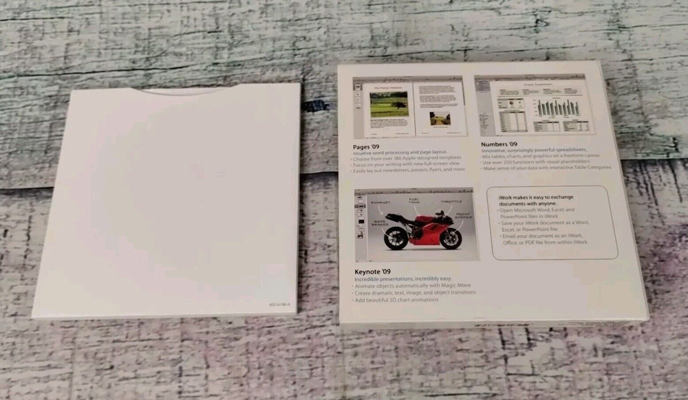 Apple MacBook Pro Mac OS X 10.6.4 & Application Install Discs ONLY w/ iWork Disc