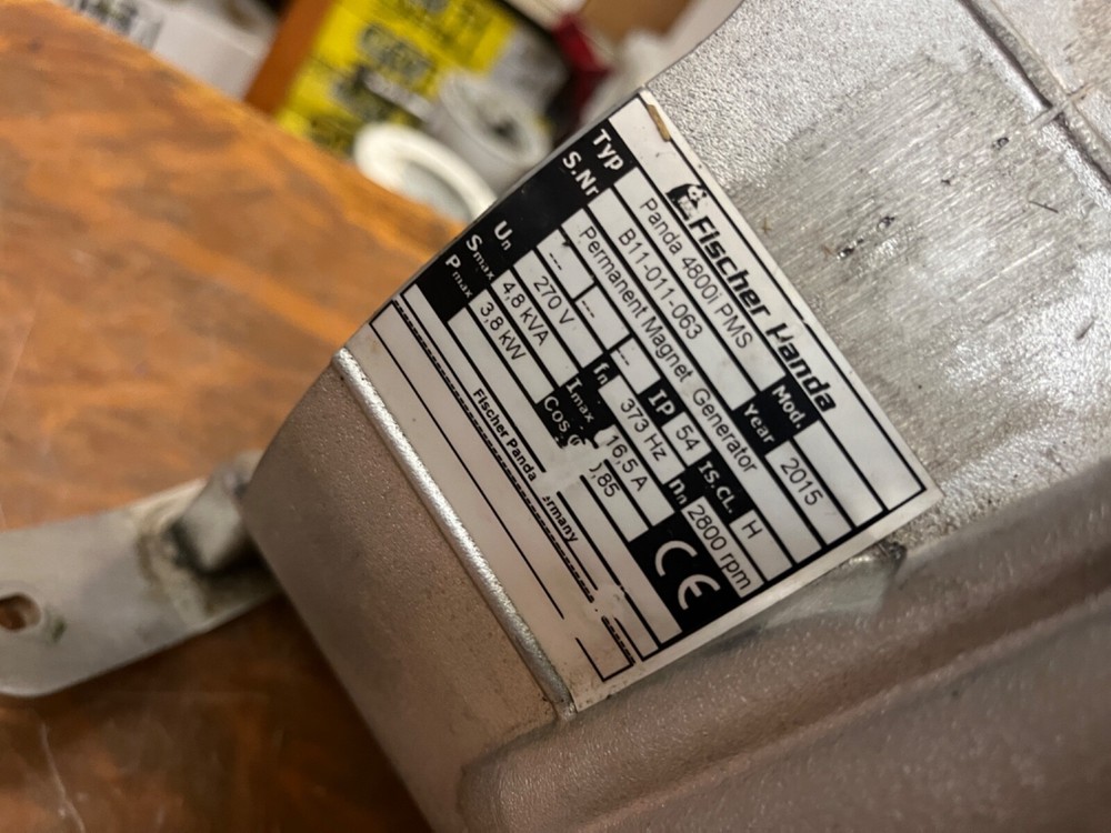 FISCHER PANDA PERMANENT MAGNET GENERATOR HOUSING TYPE PANDA 4800i PMS