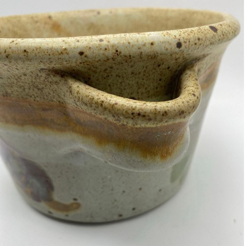 Chamberlain Stoneware Handled Bread baker Casserole Studio pottery
