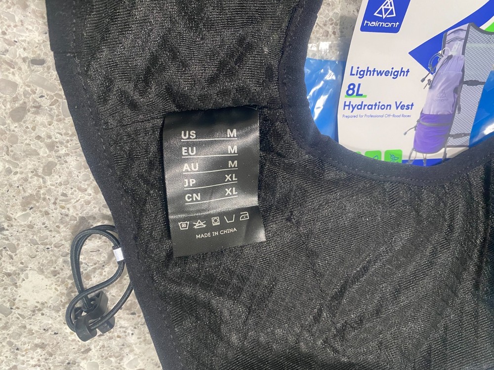Haimont Running Hydration Vest 1 TPU Soft Flasks Lightweight Runner