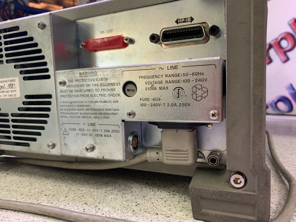 Hewlett Packard 8146A Optical Time Domain Reflectometer Opt1 and Opt3 installed