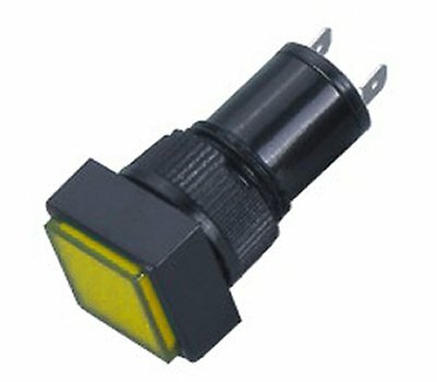 Illuminated LED Panel Lamps "Amber" 3-13 Volts DC