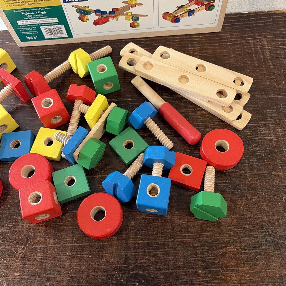 Melissa and Doug Wooden Construction Set