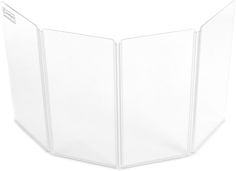 ClearSonic CSP A1224x4 Acrylic Amp Shield - 4-panel (2-pack) Bundle