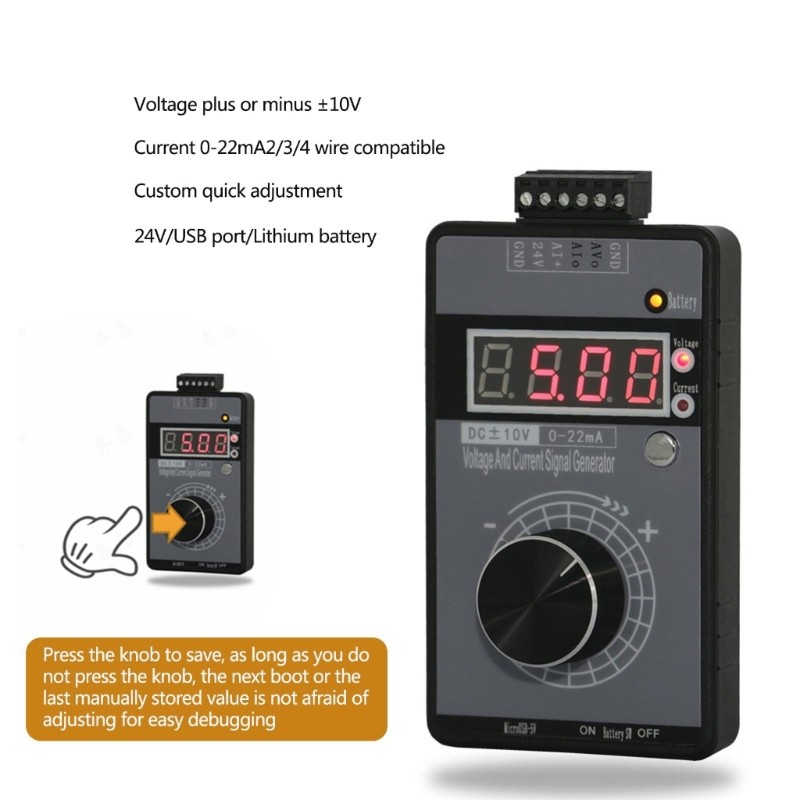 Multifunction Signal Simulators with Digital Display Screen Signal Calibration