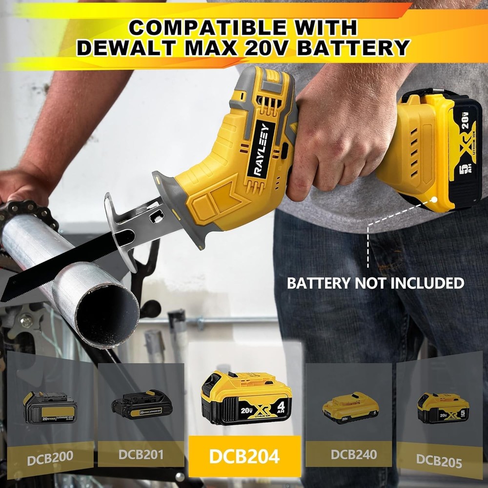 Dewalt Cordless Reciprocating Saw 20V MAX Variable Speed Keyless Clamp