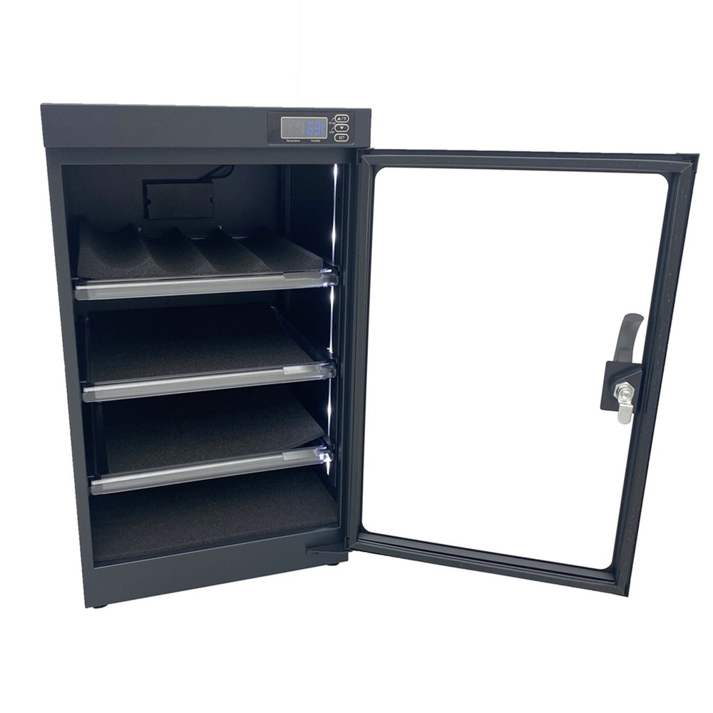 80L Automatic Digital Camera Dehumidify Storage 4 Layer Dehumidify Dry Cabinet