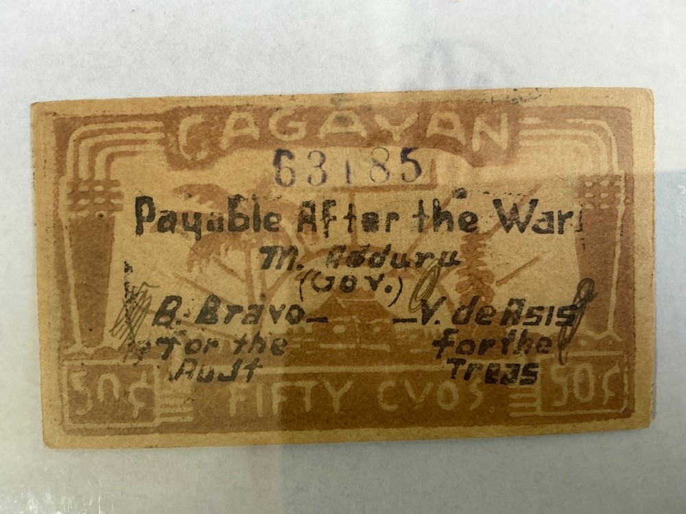 Cagayan Philippines Fifty Centavos Guerilla Note AU