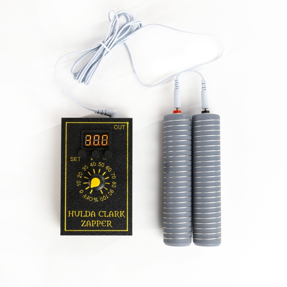 Hulda Clarck’s Protocol Gadget Multi Frequency Zapper with Copper, Carbone elect