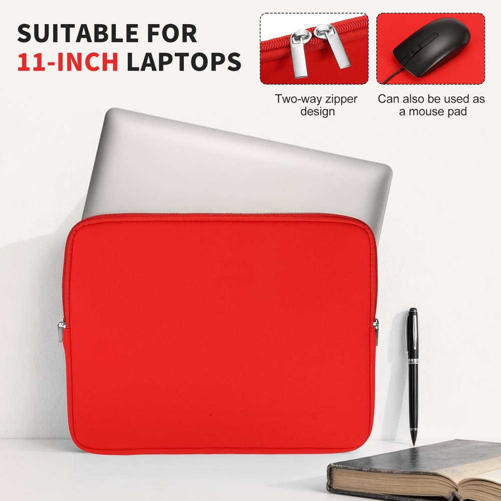 Laptop Case Shockproof Computer Sleeve for 14" Lenovo Notebook Red