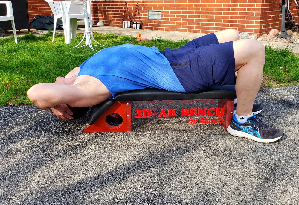 3D-AB Bench,Ab exercise. Ab bench. Core. Strength training. Crunch. Abdominal