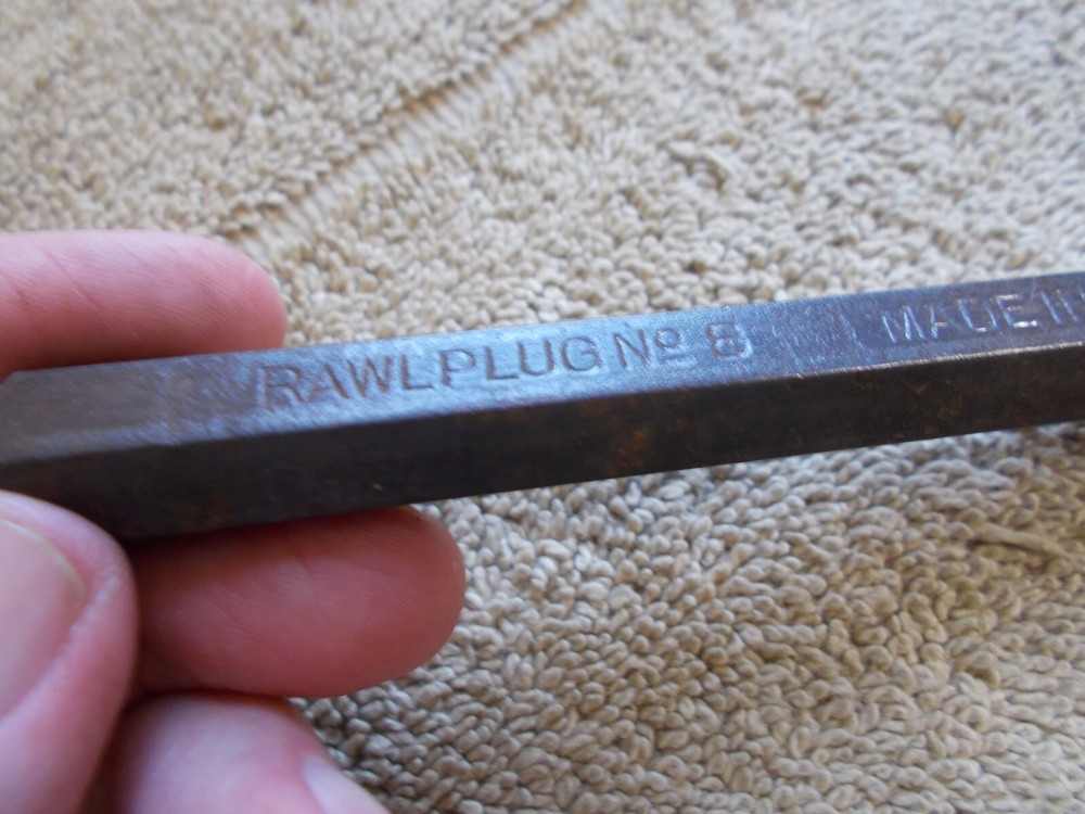 RAWL PLUG # 8 TOOL BRITAIN ~ PARTS RESTORE ~
