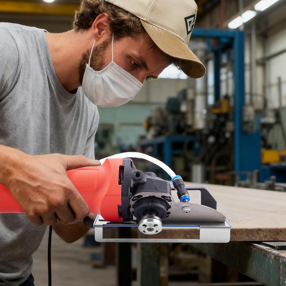 45 Degree Tile chamfering Tool Angle Grinder Stand for 45° Tile Cutting 100-T...