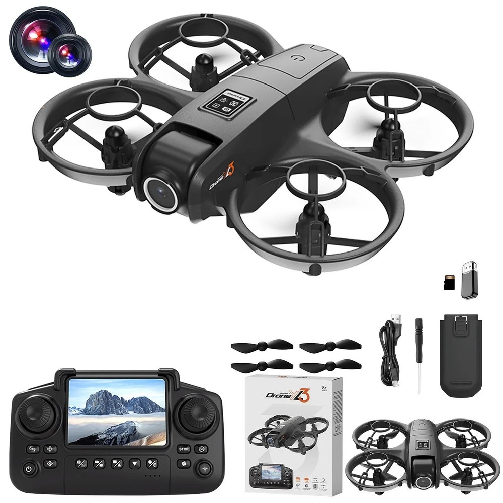 4K HD Drone With Remote Control, Dual Camera One-Touch Operation