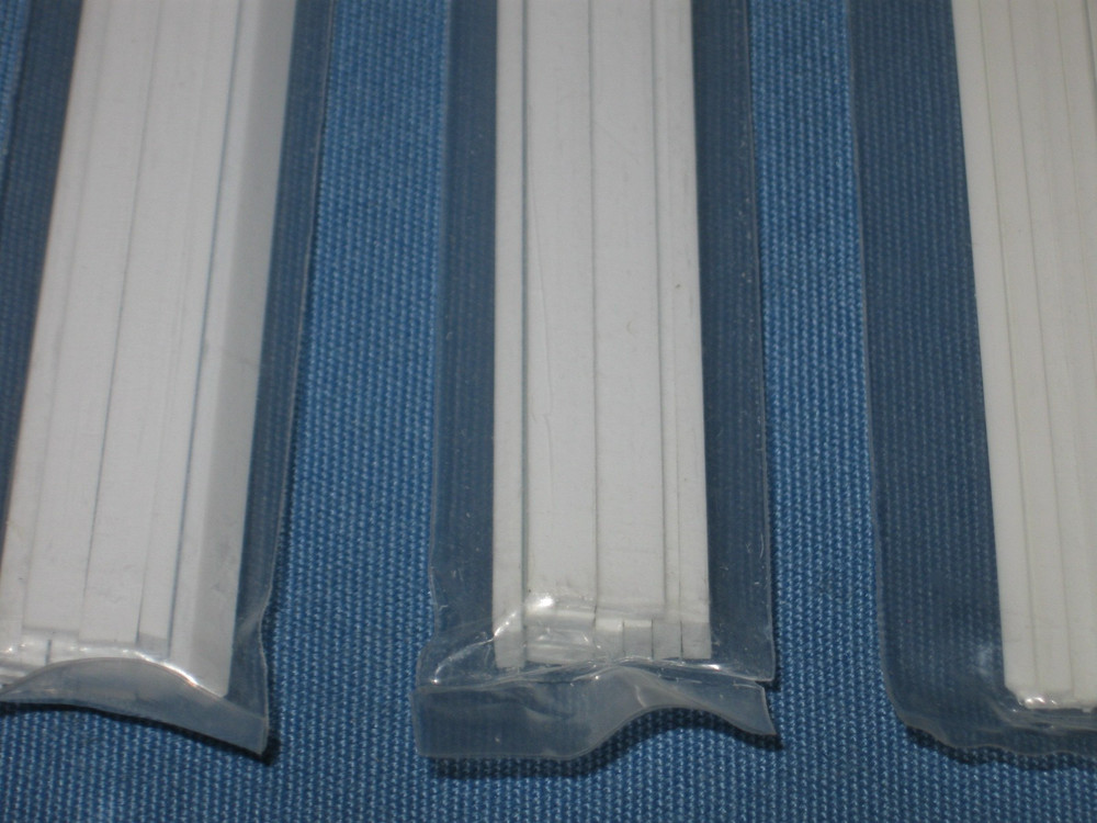 Plastruct 10” Styrene Shapes .080” Strips & Triangles - 3 pks
