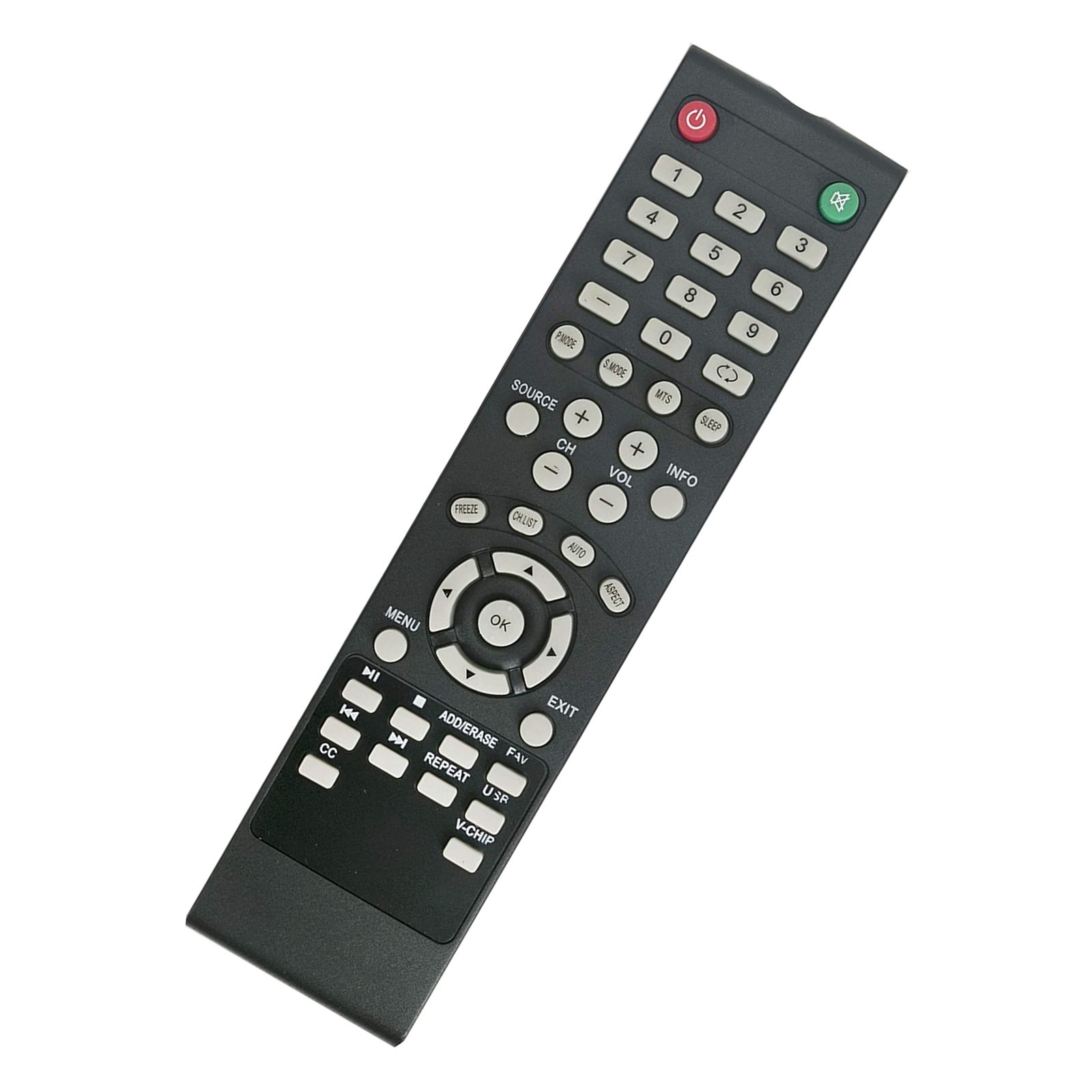 Replace Remote Control fit For ELEMENT TV ELEFW328 ELEFW408 ELEFW40C ELEFW605