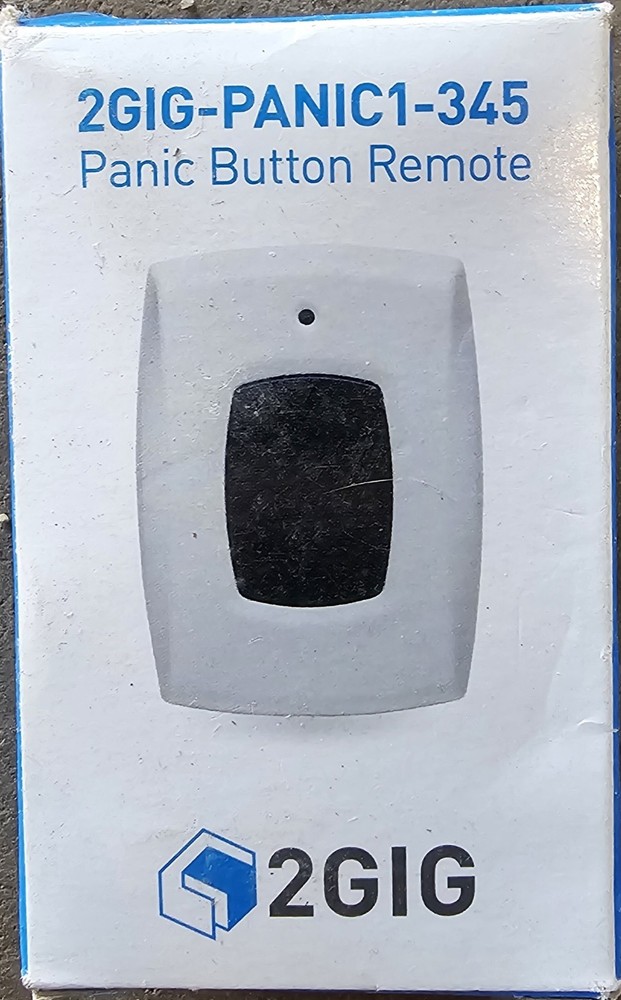 2GIG Wireless Panic Button Remote 2GIG-PANIC1-345 Genuine OEM