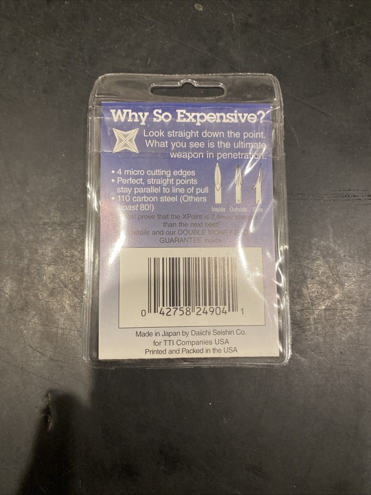 X Point Offset Wide Gap 4/0 X49Z 3 Per Pack