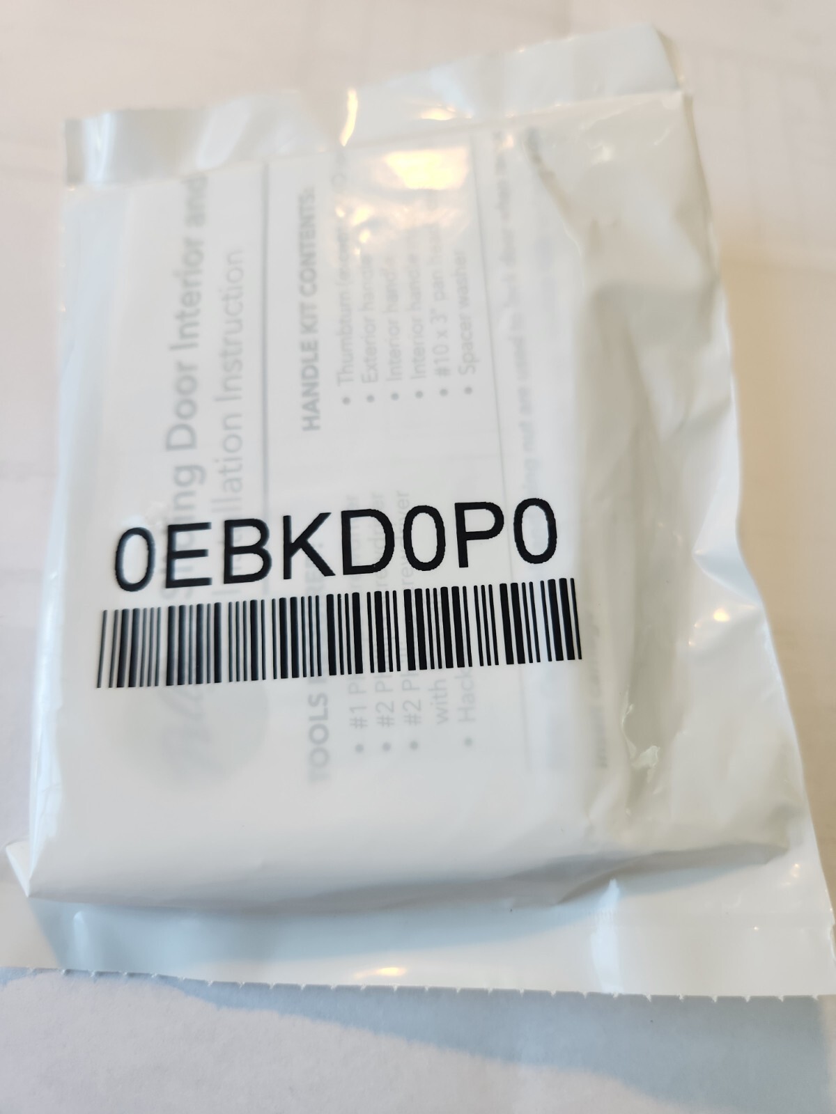 Pella Champagne (Grey) Sliding Door Thumb Turn, Genuine Pella