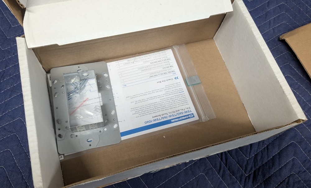 Crestron TSW-760 7" Inch Wall Mount Touch Screen Control Panel