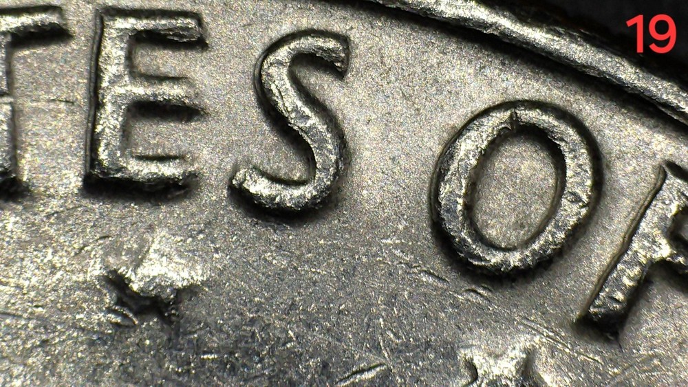 💥💥1974 D ERROR "Ike" Eisenhower $1 Almost Uncirculated