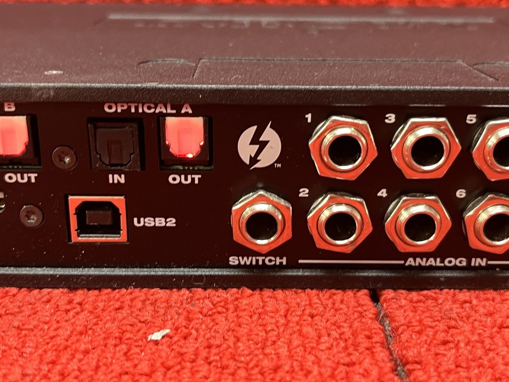 Used MOTU 828x Digital Audio Interface Thunderbolt Technology Good Condition