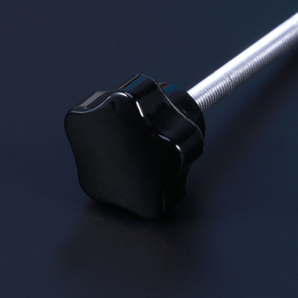 10 PCS M5x60 Hole Five Star Screw Grips Clamping Knobs (Black)