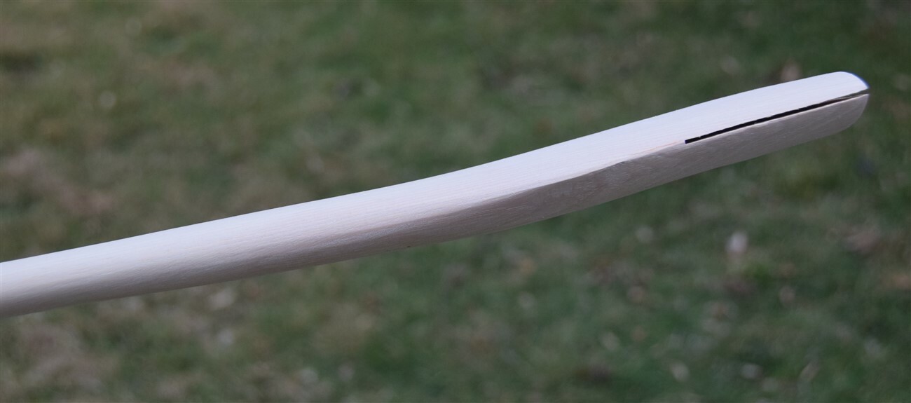 HICKORY 24" OFFSET BROAD AXE HANDLE ~ Unfinished ~ Right or Left ~ Amish Made