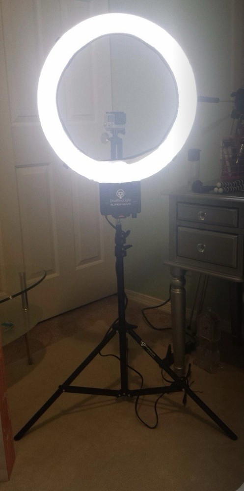 Diva Ring Light 19" Tripod Stand - Professional Studio Lighting Kit Photography