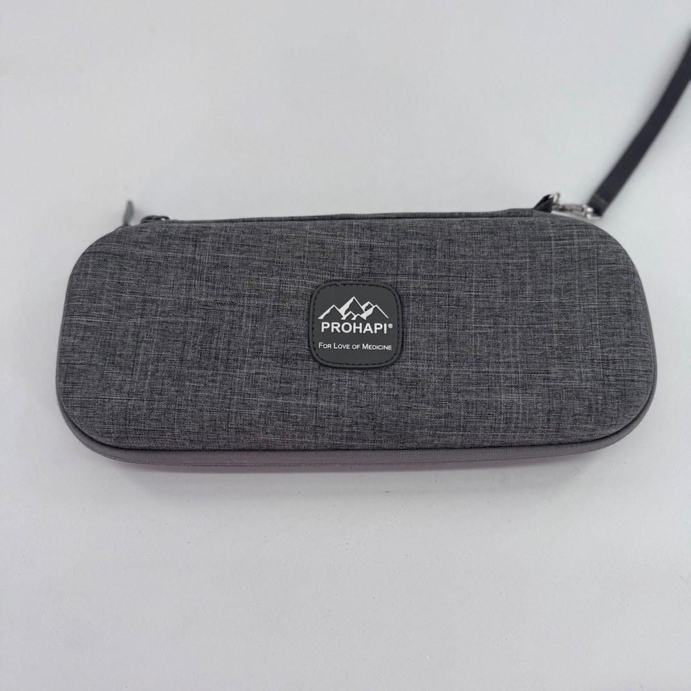 PROHAPI Stethoscope Case Grey Hard Shell Travel Carrying Organizer Bag Nursing