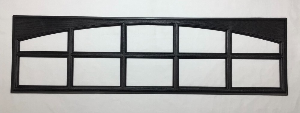 2 Amarr Cascade Replacement Inserts for Long Panel Amarr Garage Doors Black