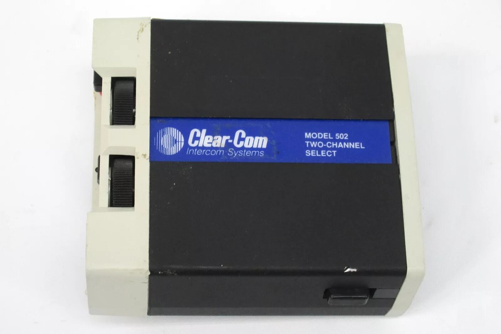 Clear Com model 502 Two-Channel Beltpack Intercom Station