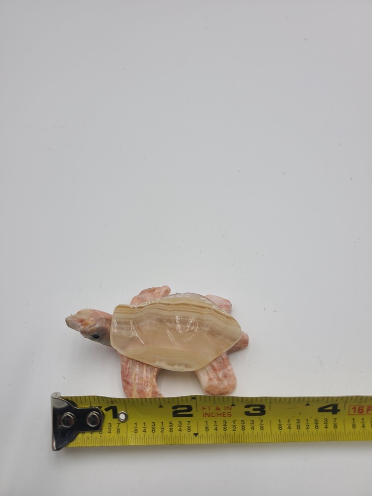 Carved Onyx Turtle Figurine