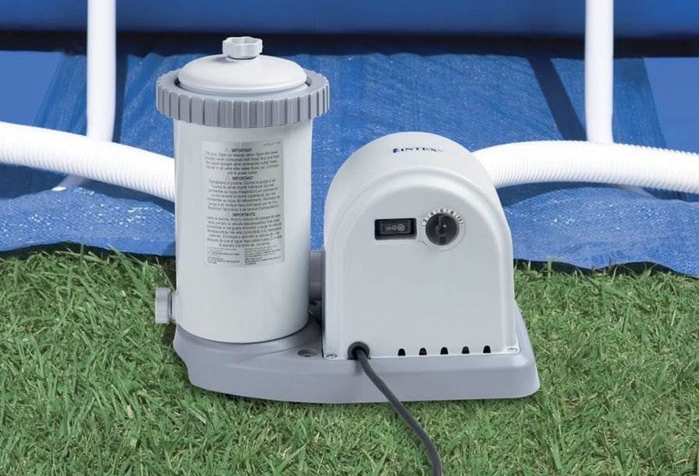 INTEX 1500 GPH Easy Set Swimming Pool Filter Pump with Timer | 56635E