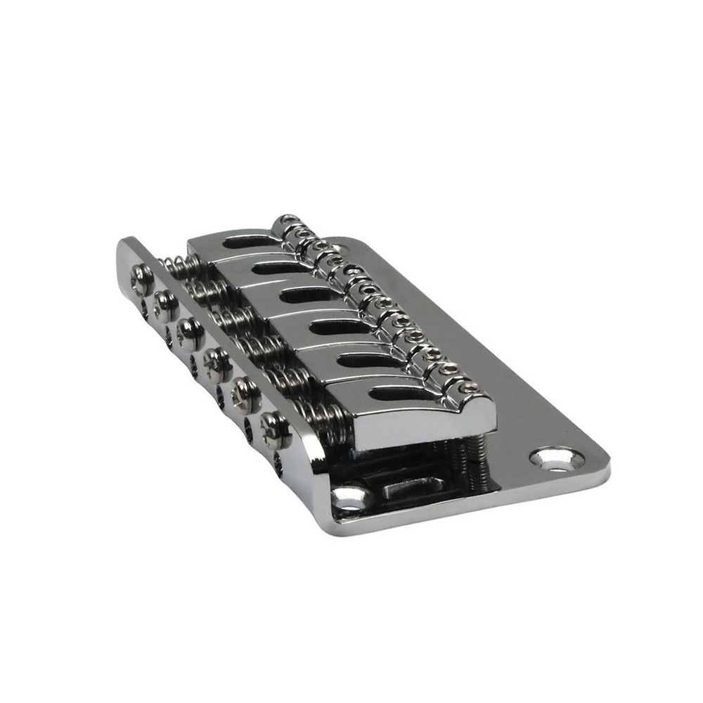 Metal Chrome 6-String Electric Guitar Fixed Bridge with 10.5mm String Space D