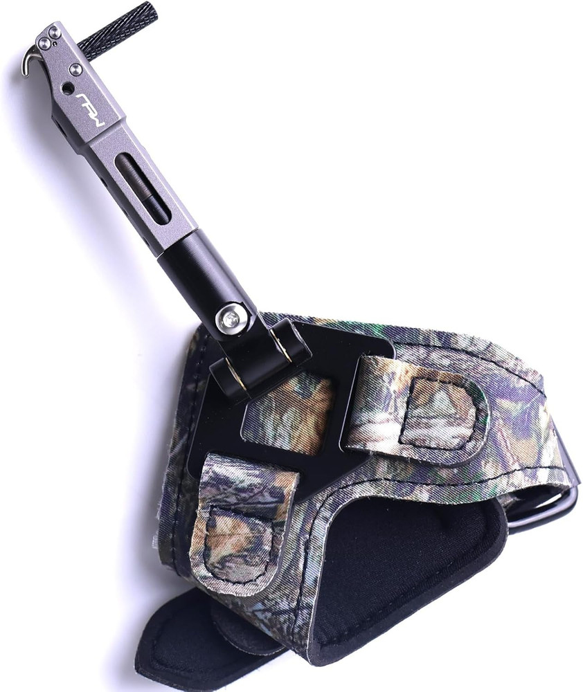 Compound Bow Wrist Release 360 Degree Rotatable Jaws Archery Release Aids Adjust